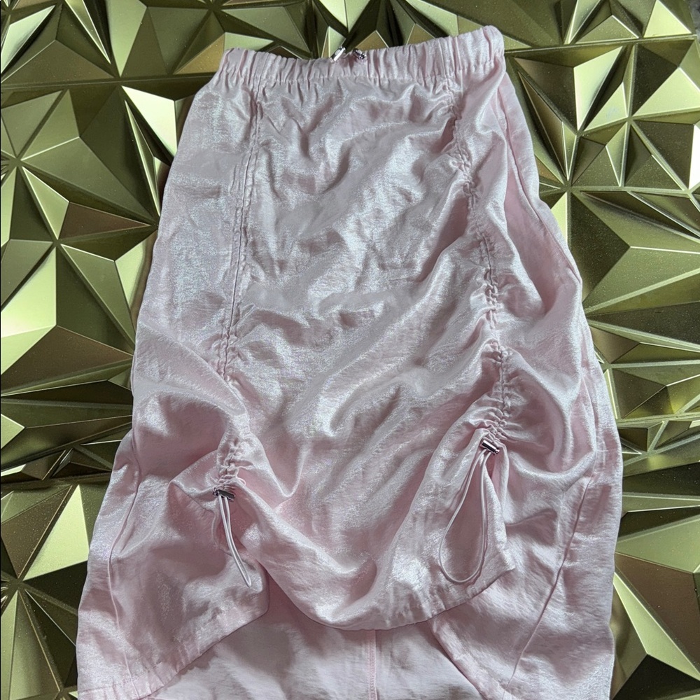 Asymmetrical‎ Pink Skirt